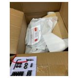 Armen Living Shelly Counter or Bar Height Swivel Barstool in Walnut Wood Finish with Brown PU Counter Height - 23-28 in. Retail:$151.99