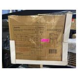 SUZZIE arm dining chair swivel polished stainless steel base. - White Retail: $375.00