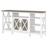 Bush Furniture Key West Tall TV Stand for 65 Inch TV Retail: $358.49