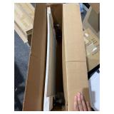 Farmhouse Noodle Board Rustic Wood Stove Top Cover with Handles - Antique White Retail: $96.99