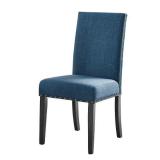 Crispin Upholstered Dining Chairs (Set of 2) Marine Blue, by New Classic Furniture -Retail: $209.99