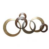 Stratton Home Decor Interlocking Circles Metal Wall Decor Retail:$99.02