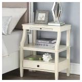 Newport Storage Nightstand by Greyson Living - Antique White Retail: $289.99