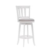 30" Presque Isle Wood Bar Height Swivel Stool White - Hillsdale Furniture Retail: $103.99