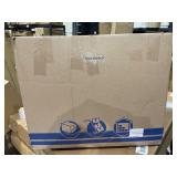 Camrose Fabric Cube Pouf by Christopher Knight Home - Black + Gray Retail: $89.99