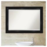 Grand Black Bathroom Vanity Wall Mirror - Large (34 x 28-inch) Retail: $157.49