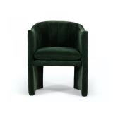 Modrest Danube Modern Jade Green Fabric Side/Dining Chair Retail:$638.49