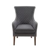 Madison Park Lea Grey Accent Chair Retail:$393.99