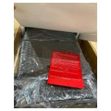 Auburn Dark Brown Woven Gas Fire Pit Table -Retail $309.99