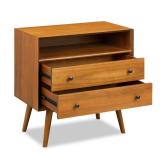 Edgemod Grand Nightstand- Light Brown 2-drawer Retail:$266.99