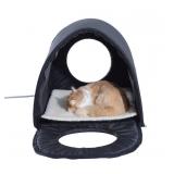 Pawhut Heated Outdoor Cat House - 21" Black-Retail $54.99