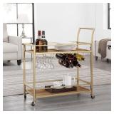 FirsTime & Co. Francesca Bar Cart Retail:$137.26