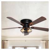 48" Low Profile Metal 5-Blade Ceiling Fan with Remote Retail:$147.49