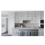 Progress Lighting Atwell 1-Light Brushed Bronze Clear Glass Globe Modern Large Pendant Hanging Light (Single Light) -Retail $61.20