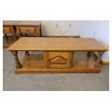 Solid Oak Coffee Table (match lot 101) 48 x 20 x 16