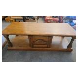 Solid Oak Coffee Table (match lot 101) 48 x 20 x 16