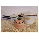 Vintage Enamelware Pans