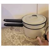 Vintage Enamelware Pans