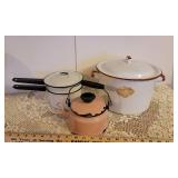 Vintage Enamelware Pans