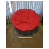 Folding Papasan Chair (see pics for minor damage)