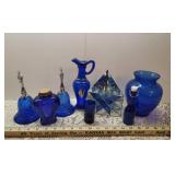 Decorative Blue Glass