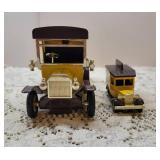 2 Pepsi Cola Metal Trucks by Golden Wheel Diecast