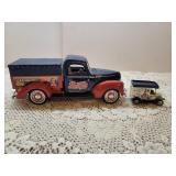 1940 Ford Pepsi Cola Metal and Plastic Truck Bank by Golden Wheel Diecast and Small Pepsi Cola Truck by Golden Wheel Diecast