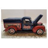 1940 Ford Pepsi Cola Metal and Plastic Truck Bank by Golden Wheel Diecast and Small Pepsi Cola Truck by Golden Wheel Diecast