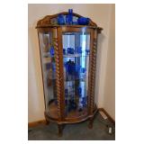 China Hutch 31 x 14 x 65 with Key and Light (works)(Contents NOT Included)