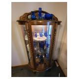 China Hutch 31 x 14 x 65 with Key and Light (works)(Contents NOT Included)