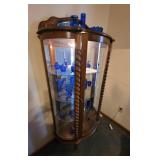 China Hutch 31 x 14 x 65 with Key and Light (works)(Contents NOT Included)