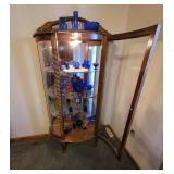 China Hutch 31 x 14 x 65 with Key and Light (works)(Contents NOT Included)