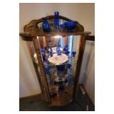 China Hutch 31 x 14 x 65 with Key and Light (works)(Contents NOT Included)