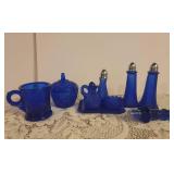 Vintage Cobalt Blue Glass