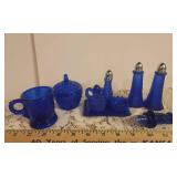 Vintage Cobalt Blue Glass