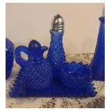 Vintage Cobalt Blue Glass