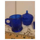 Vintage Cobalt Blue Glass