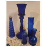 Vintage Cobalt Blue Glass