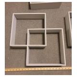 4 Floating Wall Shelves