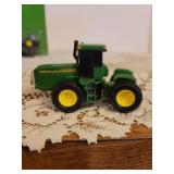 NIB John Deere 5020 Tractor 1/64 Scale Diecast Metal, NIB John Deere 4WD Pickup with Tractor and Trailer 1/64 Scale Diecast Metal, NIB John Deere 1958 Model "630LP" Tractor 1/43 Scale Diecast Metal, a