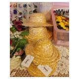 Straw Hats and Floral Decorating Supplies
