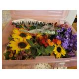 Straw Hats and Floral Decorating Supplies