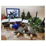 Christmas Decor and Lighted Village