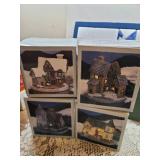 Christmas Decor and Lighted Village