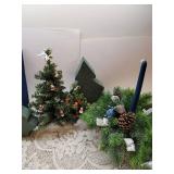 Christmas Decor and Lighted Village