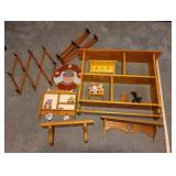 Wooden Shelves and Decor