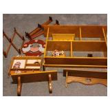 Wooden Shelves and Decor