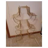 Gold Plant Stand