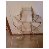 Gold Plant Stand