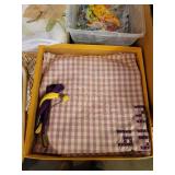 Sewing Thread and Project Pieces